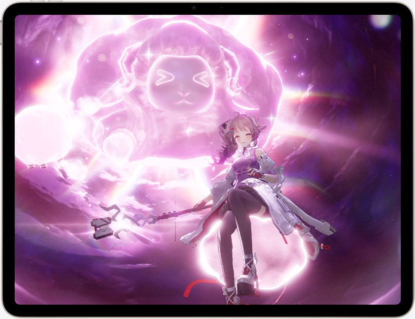 Геймплей сцена на iPad Air, екшън видео игра Control