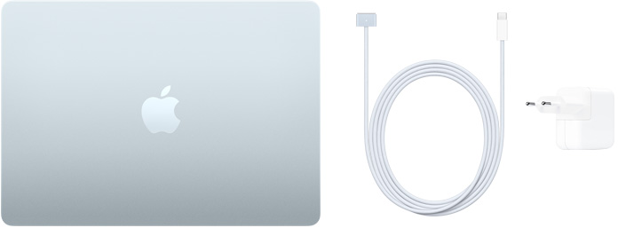 MacBook Air de 13 pulgadas, cable de USB-C a MagSafe 3 y adaptador de corriente USB‑C de 30 W