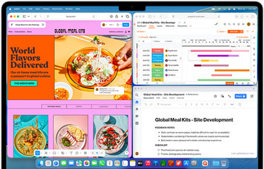 MacBook Air avec plusieurs apps ouvertes
