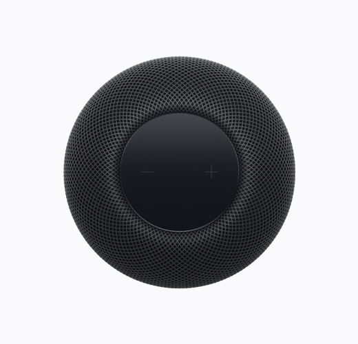 HomePod สีมิดไนท์ ตัวเครื่องภายนอกด้านบน