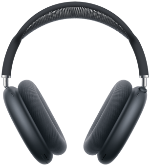 Slušalice AirPods Max snimljene s prednje strane.