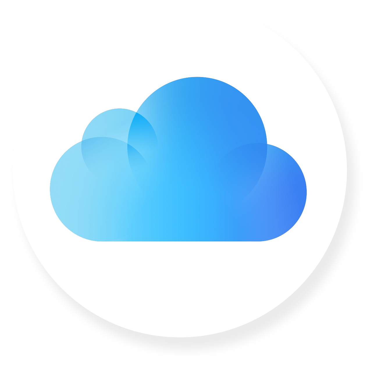 Symbol for iCloud-tjenesten
